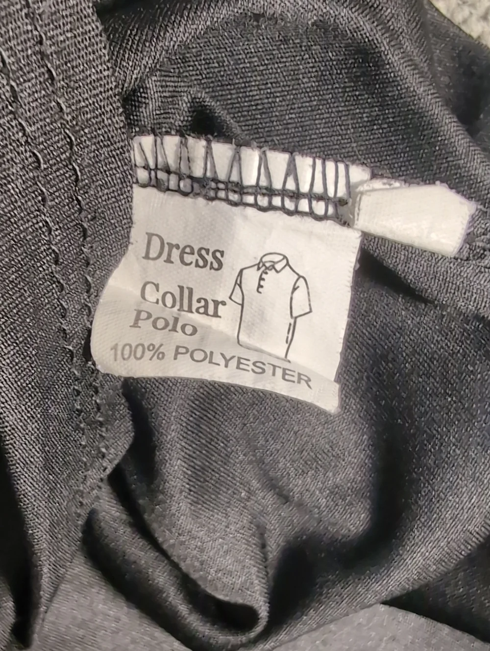 Collars & Co. The Original Dress Collar Polo Size 3XL in Black